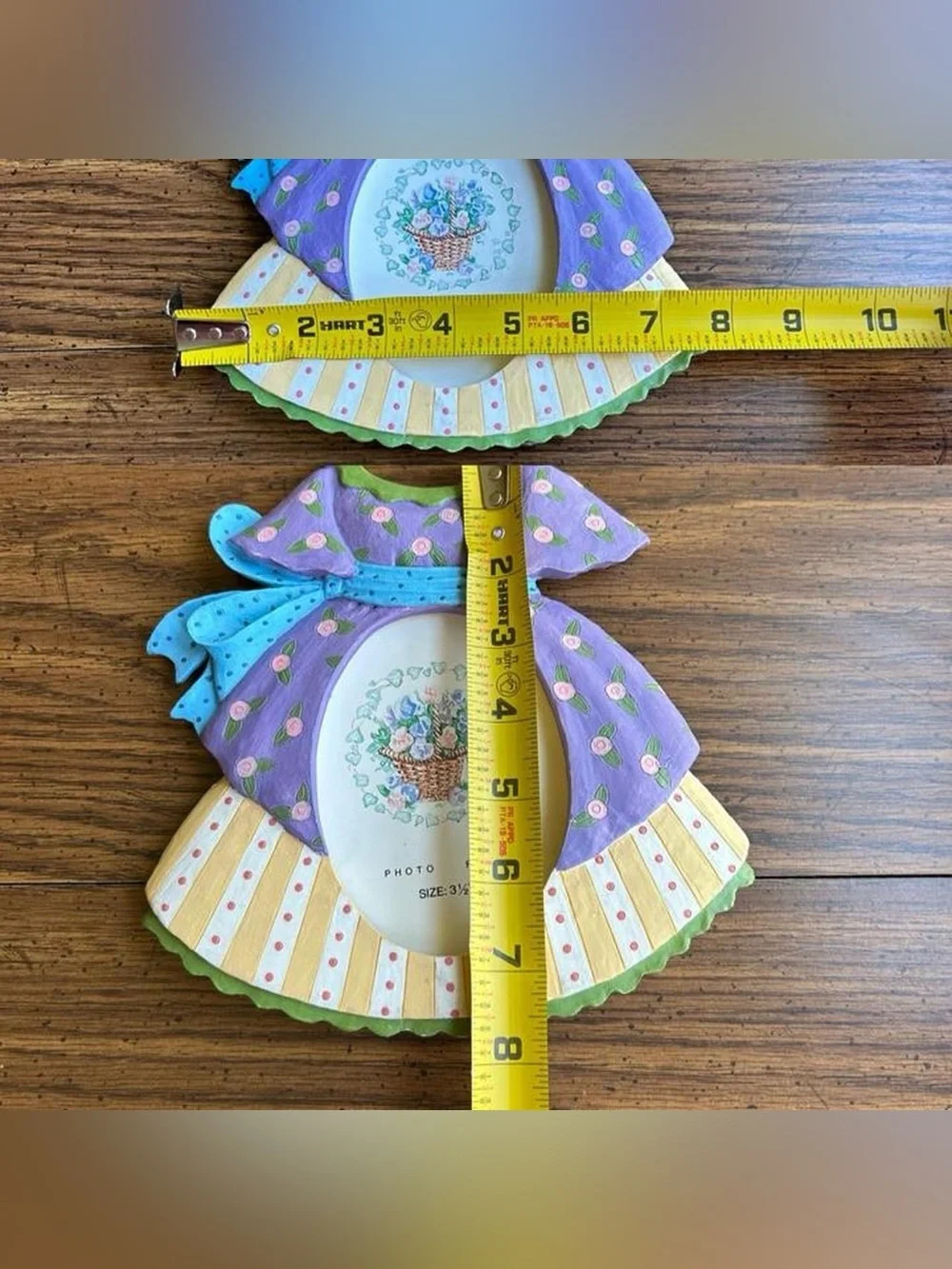 Vintage 90s dress photo frame